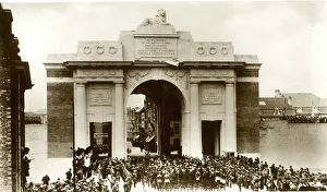 Commemoration Prints: Opening of Menin Gate, Ypres, Belgium
