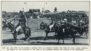 Viceroy Prints: Opening of the new Council House at New Delhi