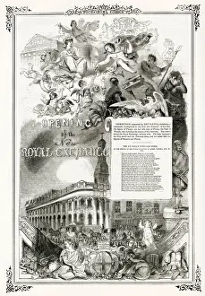 Opening of the New Royal Exchange, London 1844