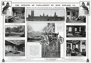 The Opening of Parliament by King Edward VII: Scenes in the Governmental City of