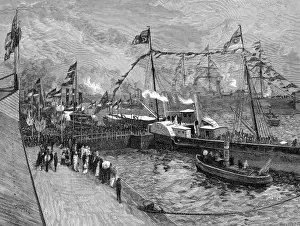 Opening of the Royal Albert Dock at Woolwich