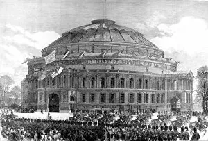 Images Dated 22nd February 2005: The Opening of the Royal Albert Hall, London, 1871