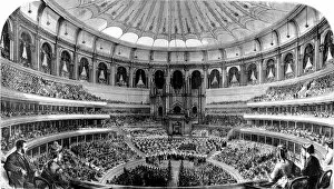 Images Dated 22nd February 2005: The Opening of the Royal Albert Hall, March 1871