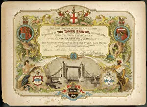 1894 Collection: Opening of Tower Bridge