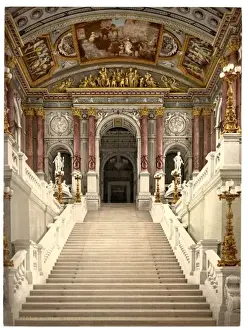 The Opera House, interior, Vienna, Austro-Hungary