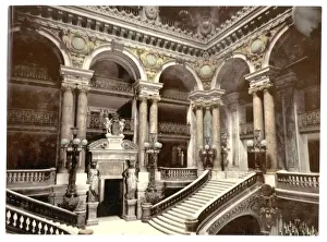 Stair Case Prints: Opera House staircase, Paris, France