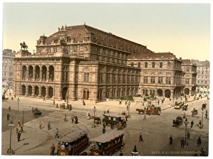 Vienna Collection: The Opera House, Vienna, Austro-Hungary