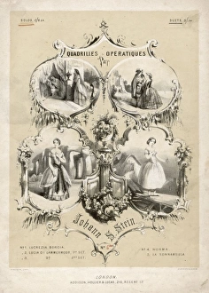 Operas Gallery: Opera Quadrilles 19C