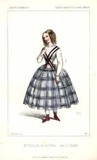 Dora Prints: Opera singer Mlle Miolan as Dora in Le Nabab