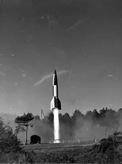Cuxhaven Prints: The third Operation Backfire V-2 shortly after launch