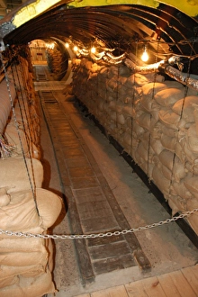 Images Dated 17th August 2006: Operation Gold. Reconstruction of the tunnel built by Americ