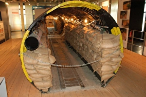 Images Dated 17th August 2006: Operation Gold. Reconstruction of the tunnel built by Americ