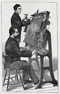 Operator Prints: Operators of a Type Composing Machine
