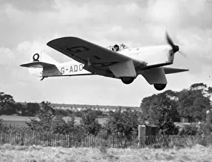 Hawk Prints: OPS FO A E Clouston in Miles M2U Hawk Speed Six G-ADOD