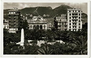 Oran, Algeria - Marshal Foch Square and Santa Cruz Hills