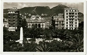 Images Dated 29th September 2016: Oran, Algeria - Marshal Foch Square and Santa Cruz Hills