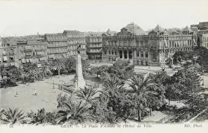 Algerian Prints: Oran - Place D Armes and the Town Hall