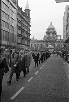 Troubles Prints: Orangemen on parade, Belfast, Northern Ireland