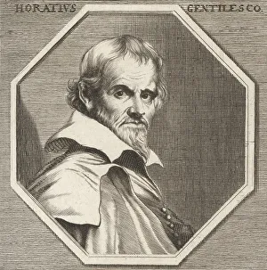 Court Painter Prints: Orazio Lomi Gentileschi, Italian painter, 1563-1639
