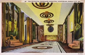 Styling Prints: The Orchestra promenade, Municipal Auditorium, Kansas City