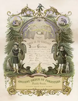 Membership Prints: Order of Foresters