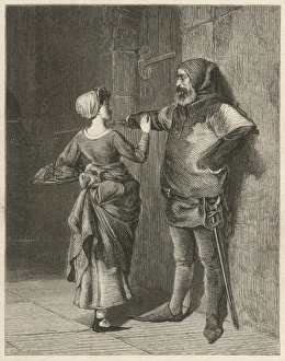 Against Orders: A gaoler bars a woman from the cell Against Orders: A gaoler bars a woman from the cell