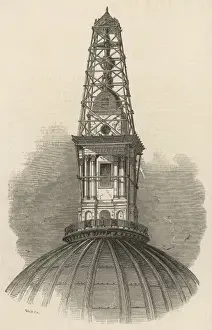 Ordnance Survey Observatory on St. Pauls Cathedral, London