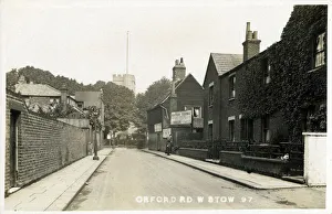 Images Dated 22nd April 2021: Orford Road, Walthamstow, London - St. Marys Church and Harrisons Auction Rooms