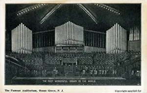 Auditorium Prints: Organ in the Great Auditorium, Ocean Grove, New Jersey