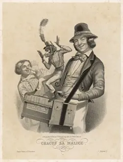 Grinder Prints: Organ Grinder & Monkey
