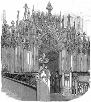 Images Dated 4th January 2005: The Organ Screen, Westminster Abbey, 1848