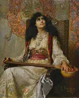 Orientalist Prints: Oriental, 1892, by Francisco Masriera Manovens (1842-1902)