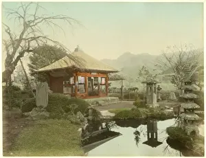 Oriental garden in Japan