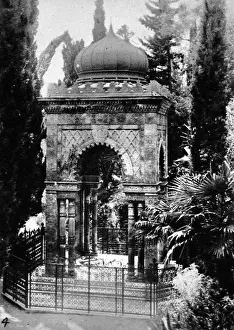 C1915 Prints: The Oriental Tomb at La Mortola, Italy, 1915