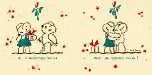 Original Artwork - Christmas card design - Two Bears