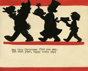 Yule Prints: Original Artwork - Christmas card design - Food from kitchen