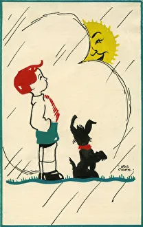 Original Artwork - Easter postcard for children