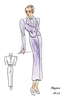 Original Fashion Illustration by Dora Sprinzel