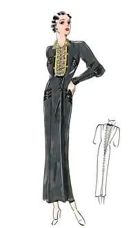 Original Fashion Illustration by Dora Sprinzel