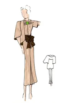 Original Fashion Illustration by Dora Sprinzel