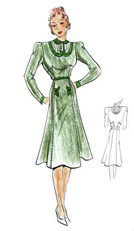 Original Fashion Illustration by Dora Sprinzel