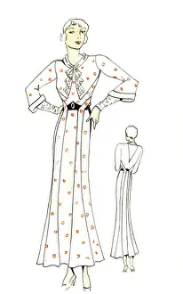 Original Fashion Illustration by Dora Sprinzel