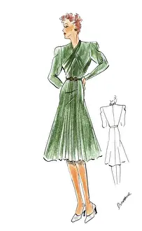 Original Fashion Illustration by Dora Sprinzel