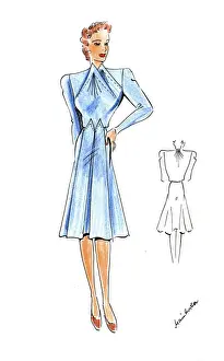 Original Fashion Illustration by Dora Sprinzel