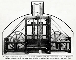 Original marine steam engine invented by Symington