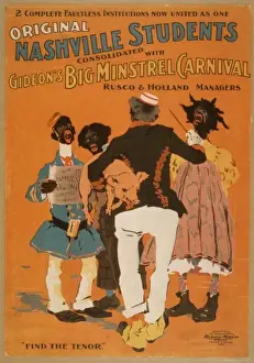 Minstrel Prints: Original Nashville Students consolidated with Gideons Big M