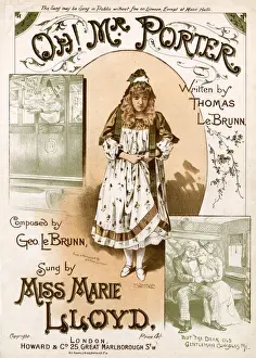 Original Sheet Music Cover - Railways