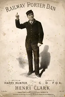 Original Sheet Music Cover - Railways