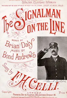 Original Sheet Music Cover - Railways