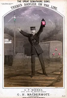 Original Sheet Music Cover - Railways